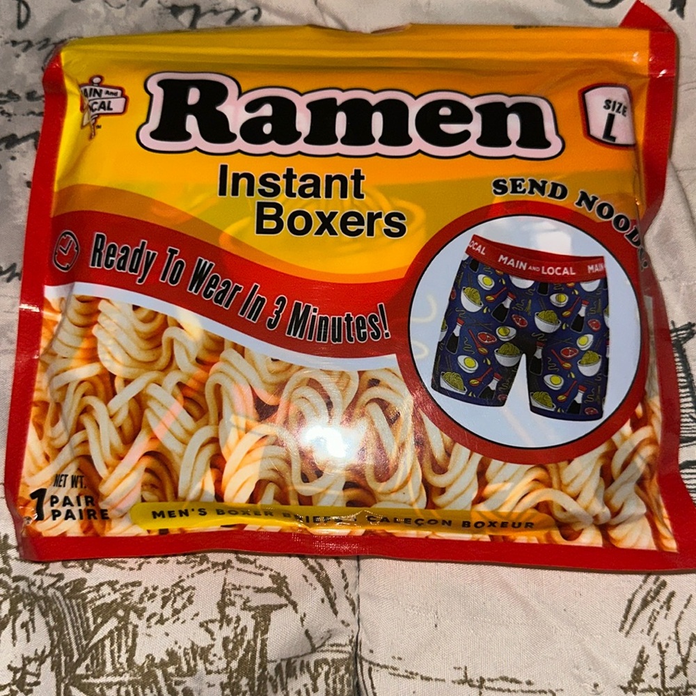 🍜🧡 Ramen Instant Boxers